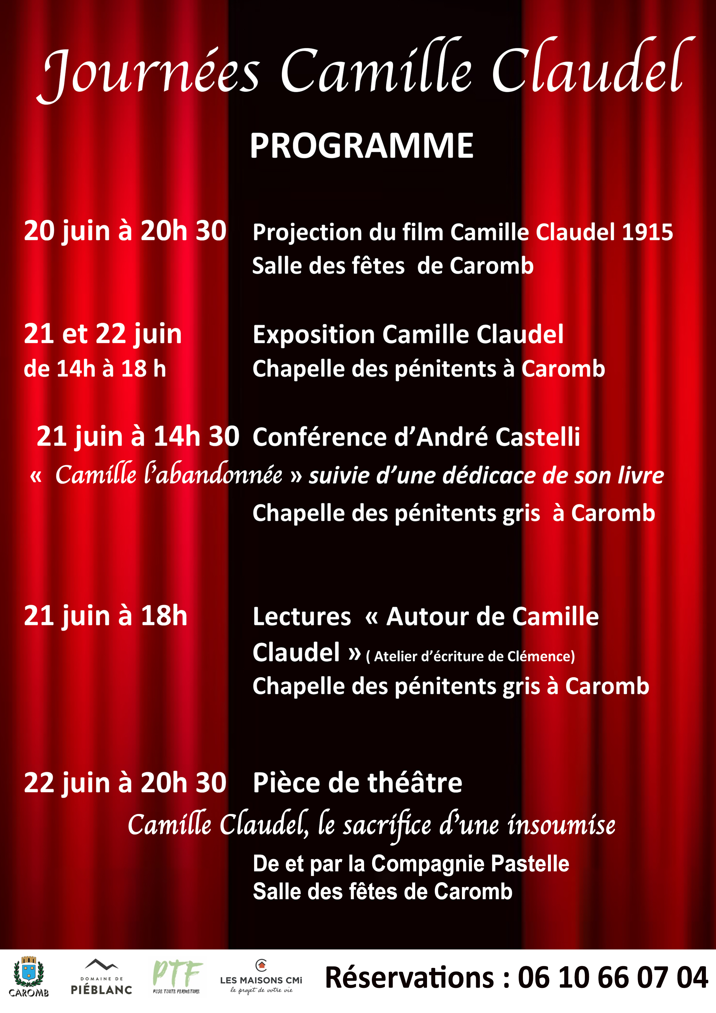 journees camille claudel programme