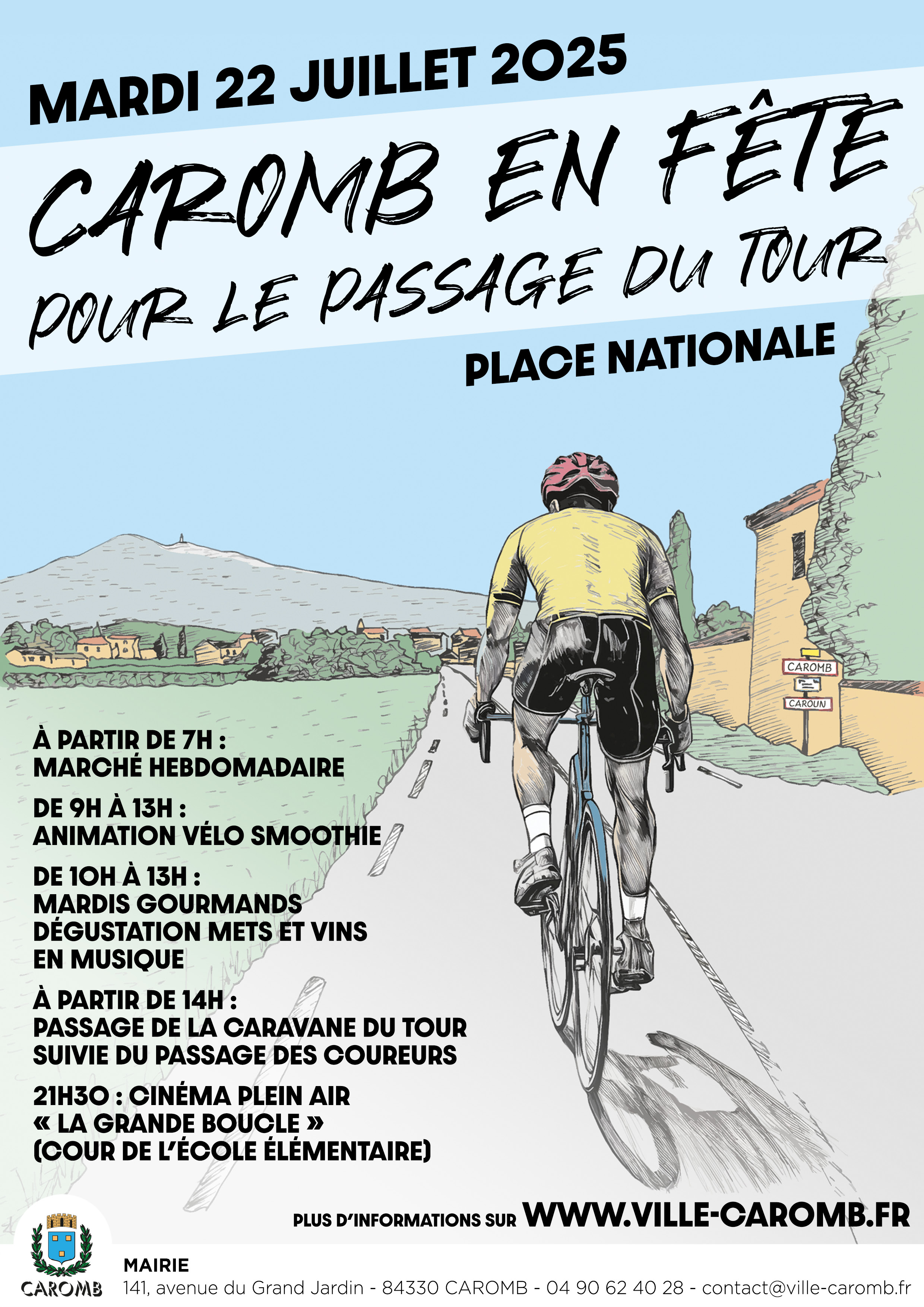 tour de france caromb